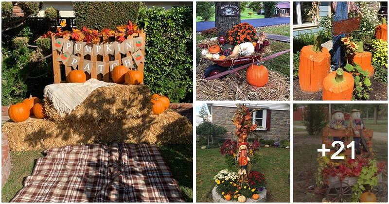 26 Stunning Fall Yard Decorations