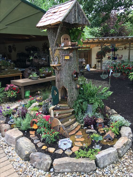 52 Awesome Backyard Ideas Inspired Gnome Garden Ideas - 335