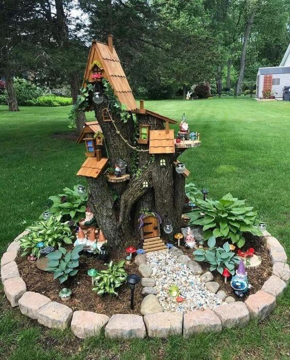 52 Awesome Backyard Ideas Inspired Gnome Garden Ideas - 361