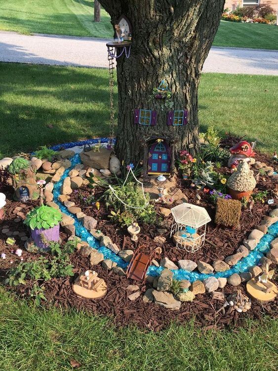 52 Awesome Backyard Ideas Inspired Gnome Garden Ideas - 383