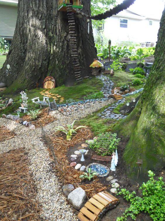 52 Awesome Backyard Ideas Inspired Gnome Garden Ideas - 389