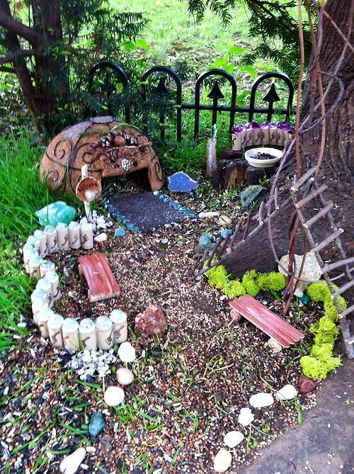 52 Awesome Backyard Ideas Inspired Gnome Garden Ideas - 393