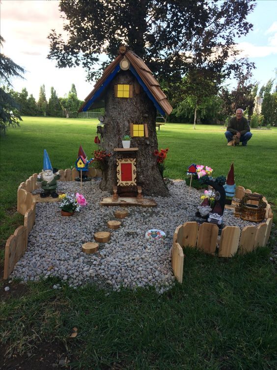 52 Awesome Backyard Ideas Inspired Gnome Garden Ideas - 401