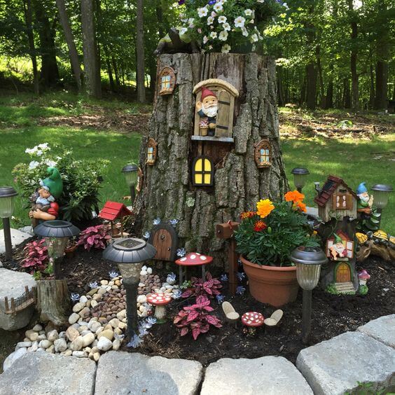 52 Awesome Backyard Ideas Inspired Gnome Garden Ideas - 405