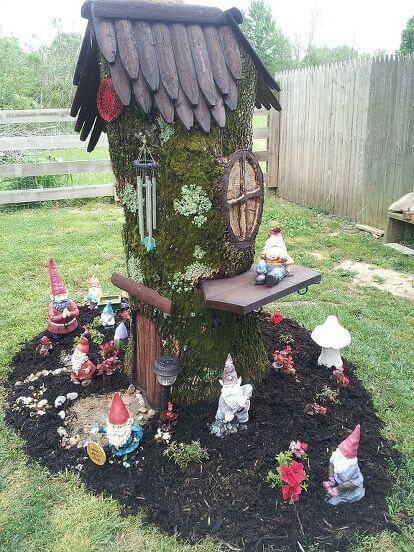 52 Awesome Backyard Ideas Inspired Gnome Garden Ideas - 417