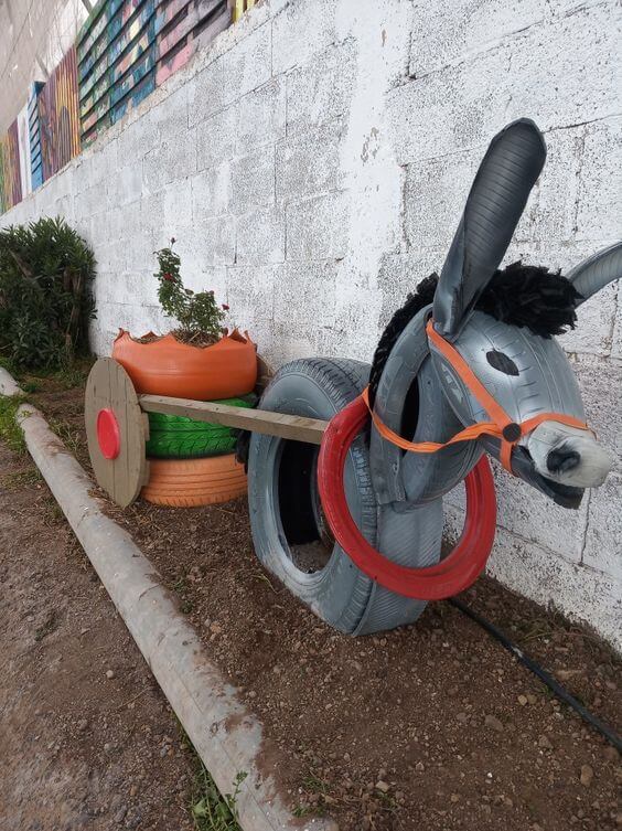 29 Unique Ideas Made From Tires To Change The Look Of Your Garden - 201