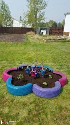29 Unique Ideas Made From Tires To Change The Look Of Your Garden - 203