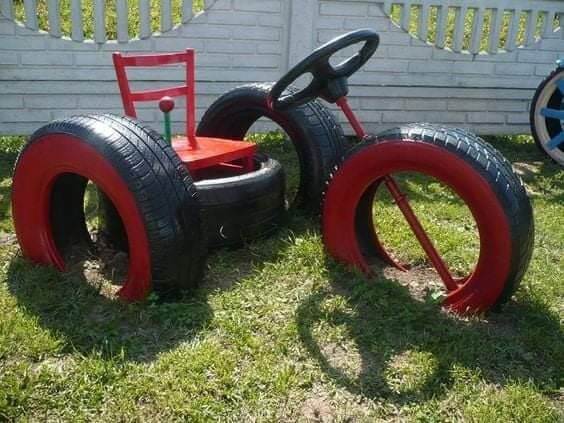 29 Unique Ideas Made From Tires To Change The Look Of Your Garden - 231